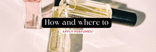 Where else and how can you apply perfume, besides pulsating points ?