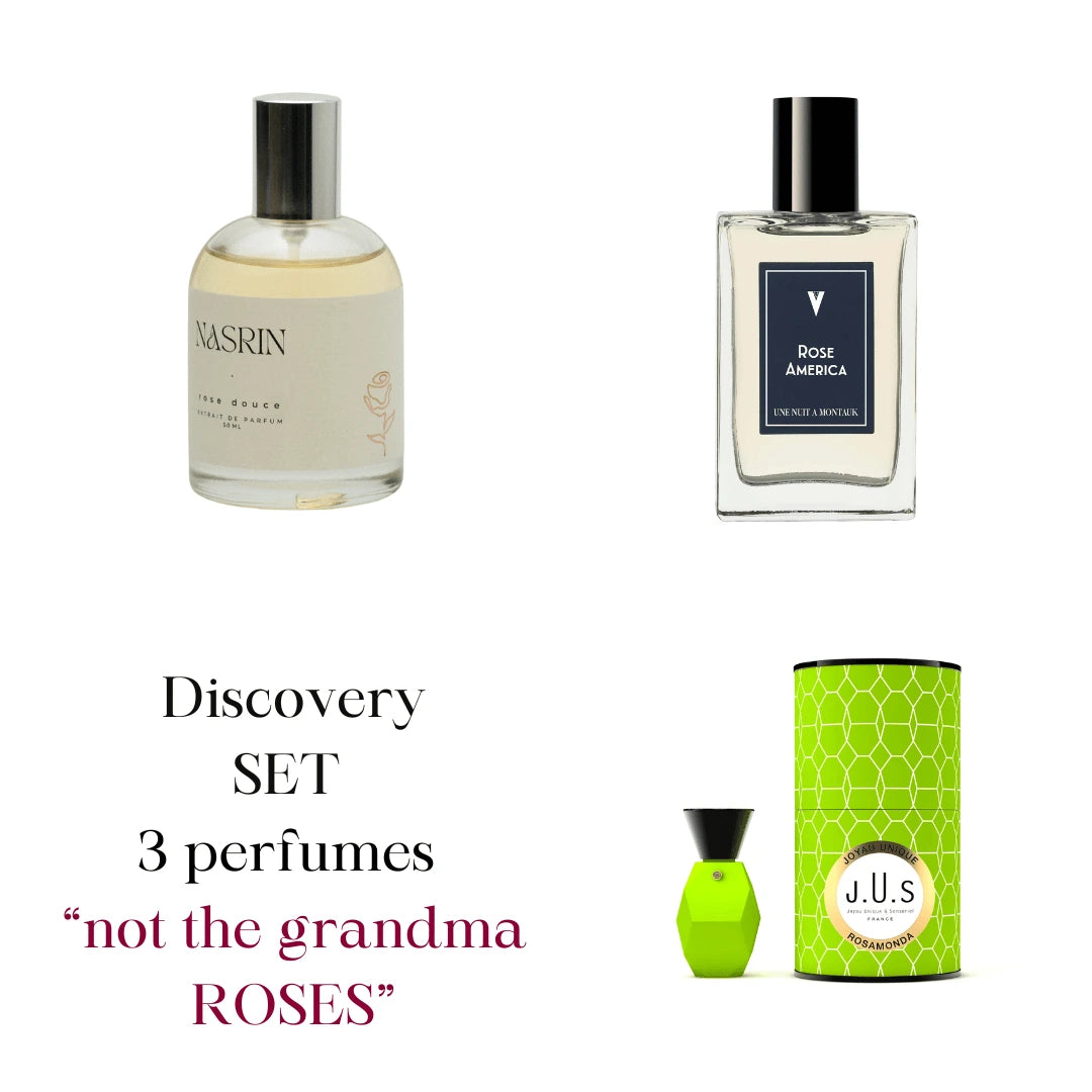 Discovery SET 3 Parfüme „Not Your Grandma's Roses“
