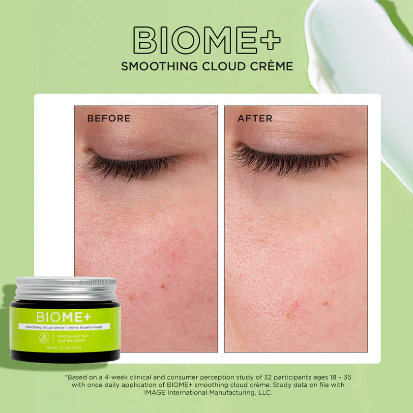 BIOME+ glättende Wolkencreme