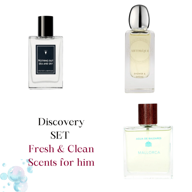 Discovery Set  Fresh and Clean Scents for HIM